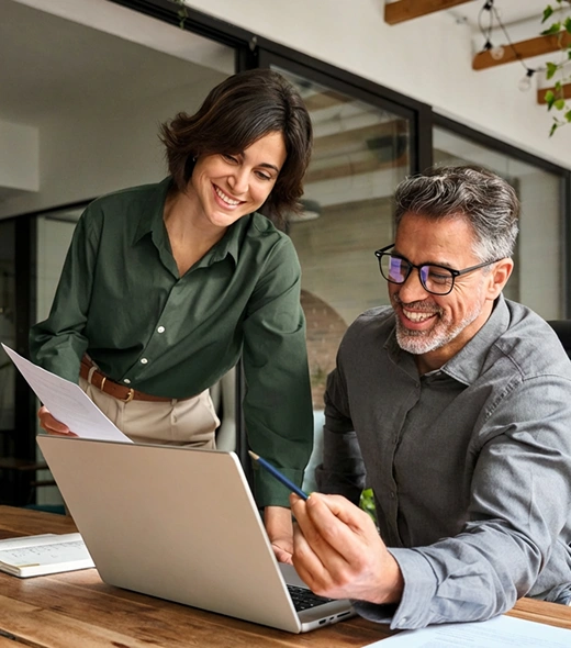 Aconselhamento especializado em seguros.